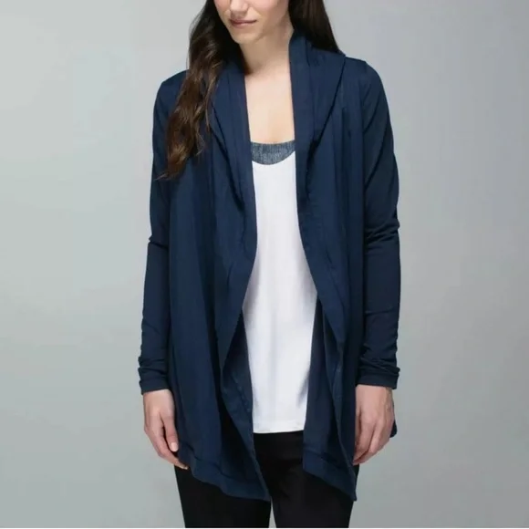 LULULEMON Blissed Out Wrap Jacket Size 10 - Picture 6 of 8